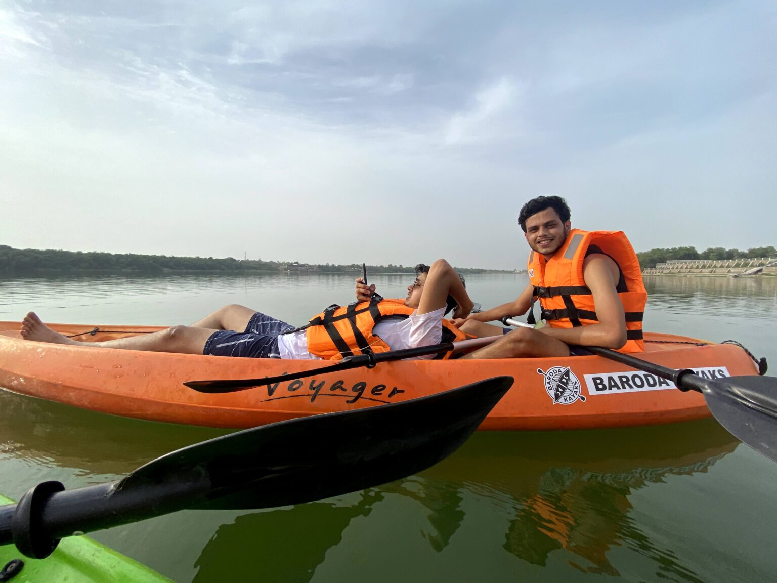 Home Kayaking in Vadodara Riverside Cafe